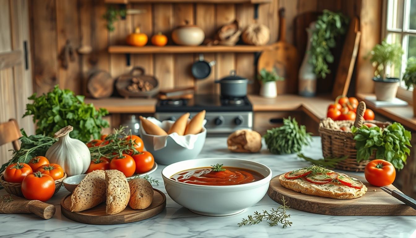Home cook preparing ingredients in the kitchen